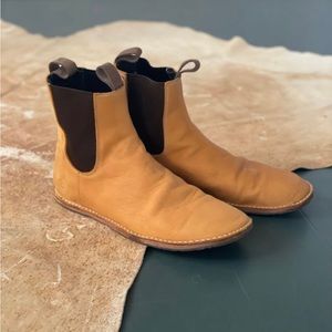DaVinci Baxter - Natural Tan, Mens size 12.5 minimal Chelsea boot